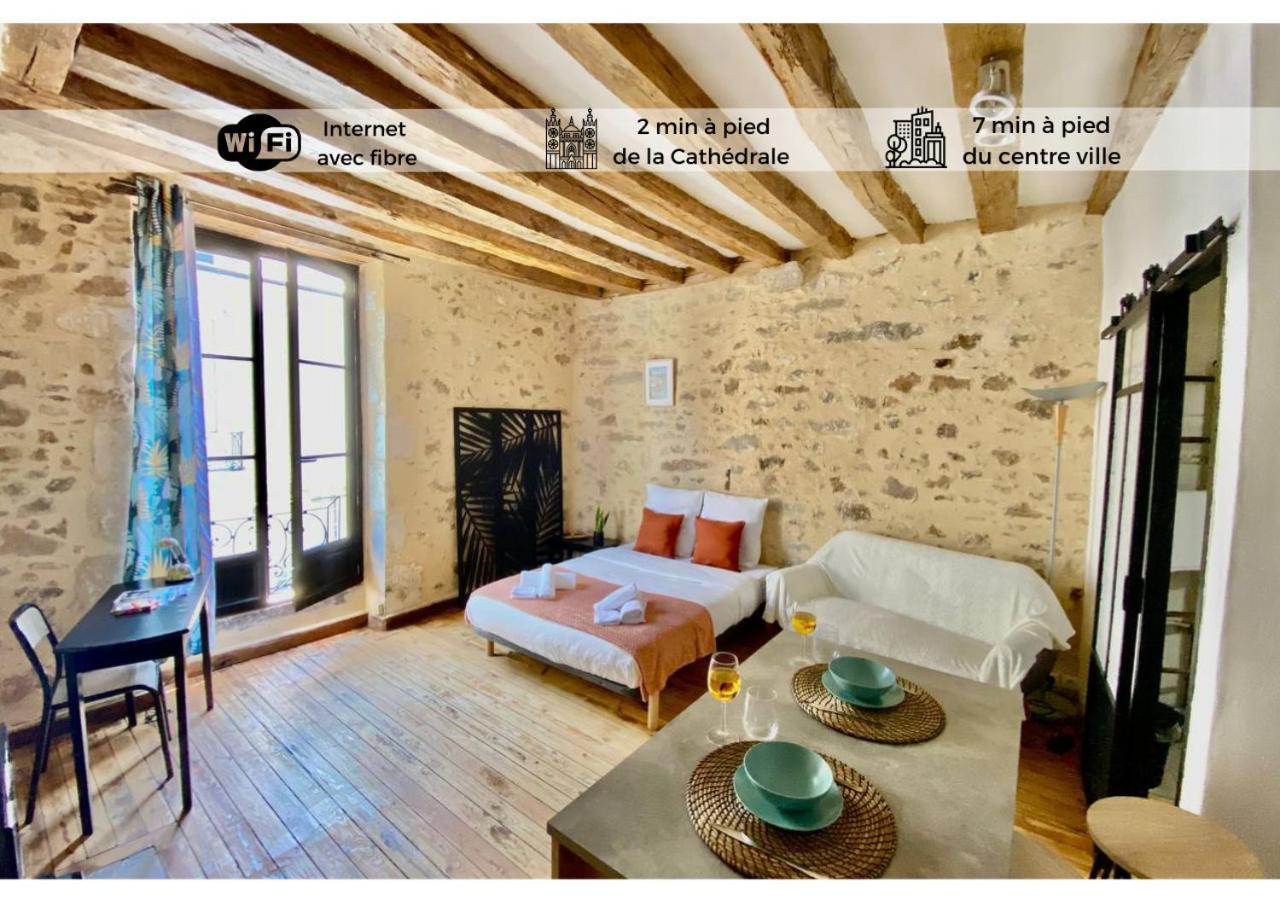 Le Cosy-Chic, 2 Min A Pied Cathedrale , Jacobins Apartamento Le Mans Exterior foto